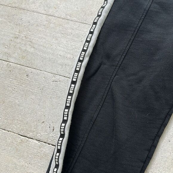 MSGM Italy Logo Stripe Cotton Jogger XS - Picture 5 of 8